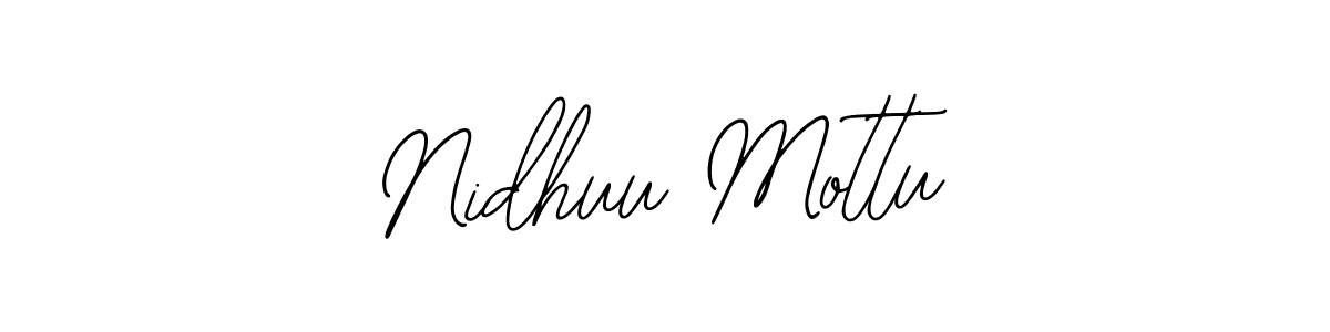 Make a beautiful signature design for name Nidhuu Mottu. With this signature (Bearetta-2O07w) style, you can create a handwritten signature for free. Nidhuu Mottu signature style 12 images and pictures png