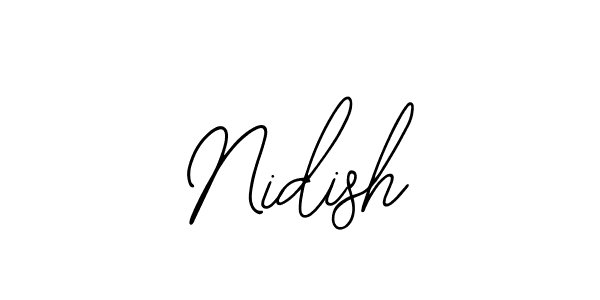 Create a beautiful signature design for name Nidish. With this signature (Bearetta-2O07w) fonts, you can make a handwritten signature for free. Nidish signature style 12 images and pictures png