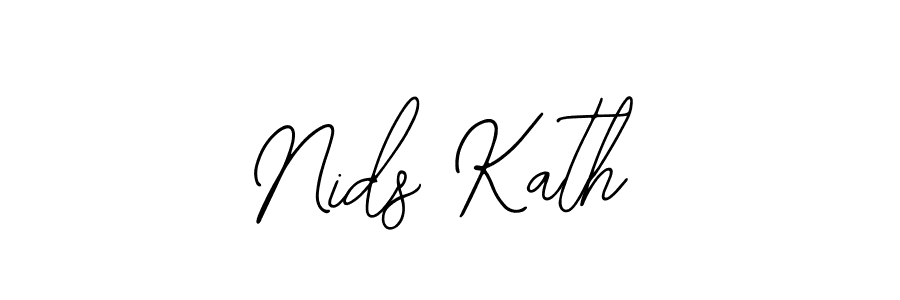 You can use this online signature creator to create a handwritten signature for the name Nids Kath. This is the best online autograph maker. Nids Kath signature style 12 images and pictures png