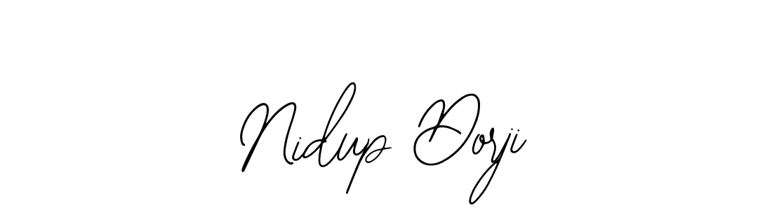 Use a signature maker to create a handwritten signature online. With this signature software, you can design (Bearetta-2O07w) your own signature for name Nidup Dorji. Nidup Dorji signature style 12 images and pictures png
