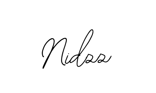 You should practise on your own different ways (Bearetta-2O07w) to write your name (Nidzz) in signature. don't let someone else do it for you. Nidzz signature style 12 images and pictures png