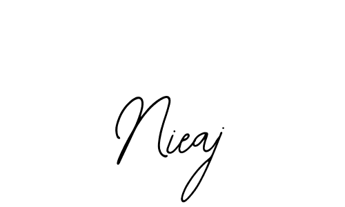 Make a short Nieaj signature style. Manage your documents anywhere anytime using Bearetta-2O07w. Create and add eSignatures, submit forms, share and send files easily. Nieaj signature style 12 images and pictures png