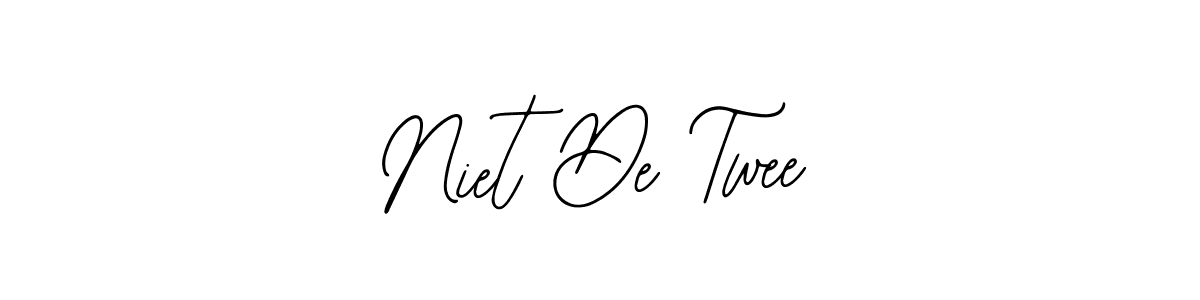 Create a beautiful signature design for name Niet De Twee. With this signature (Bearetta-2O07w) fonts, you can make a handwritten signature for free. Niet De Twee signature style 12 images and pictures png