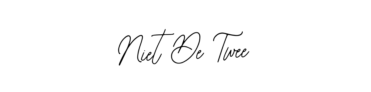 How to Draw Niet De Twee signature style? Bearetta-2O07w is a latest design signature styles for name Niet De Twee. Niet De Twee signature style 12 images and pictures png