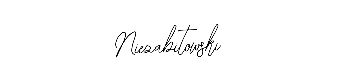 Also You can easily find your signature by using the search form. We will create Niezabitowski name handwritten signature images for you free of cost using Bearetta-2O07w sign style. Niezabitowski signature style 12 images and pictures png