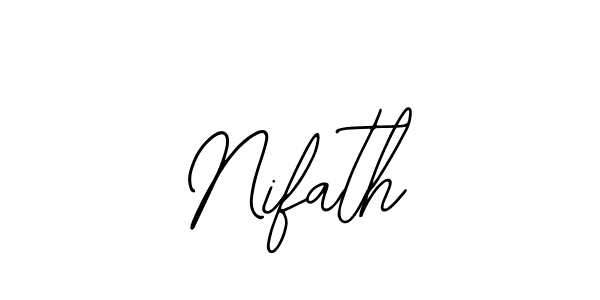 The best way (Bearetta-2O07w) to make a short signature is to pick only two or three words in your name. The name Nifath include a total of six letters. For converting this name. Nifath signature style 12 images and pictures png