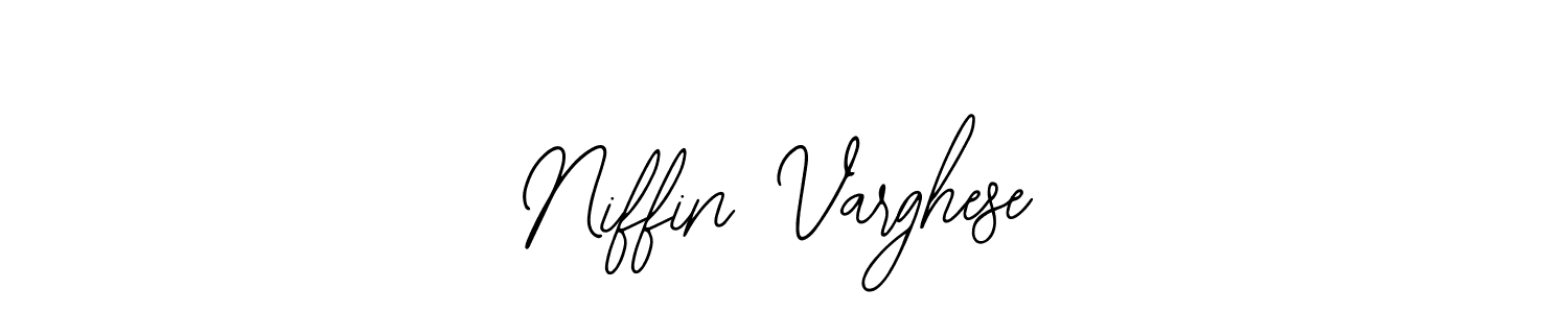 Similarly Bearetta-2O07w is the best handwritten signature design. Signature creator online .You can use it as an online autograph creator for name Niffin Varghese. Niffin Varghese signature style 12 images and pictures png