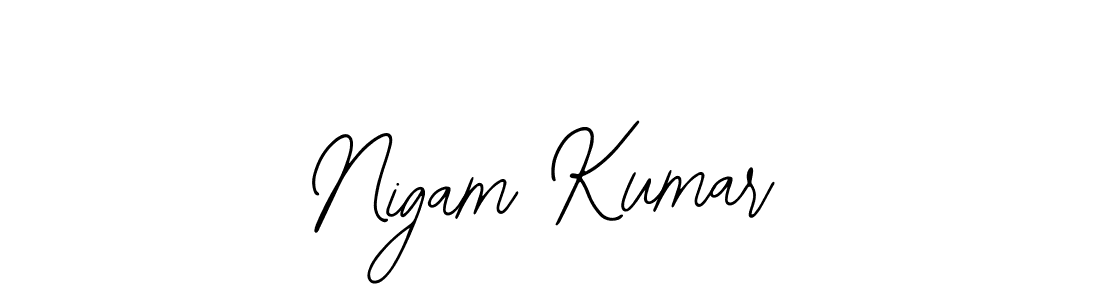 How to make Nigam Kumar signature? Bearetta-2O07w is a professional autograph style. Create handwritten signature for Nigam Kumar name. Nigam Kumar signature style 12 images and pictures png