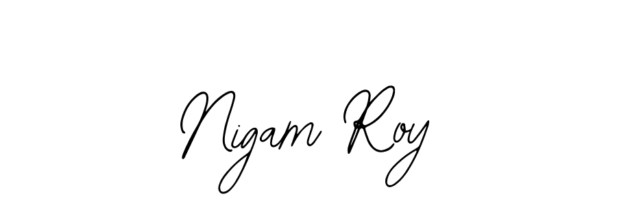 The best way (Bearetta-2O07w) to make a short signature is to pick only two or three words in your name. The name Nigam Roy include a total of six letters. For converting this name. Nigam Roy signature style 12 images and pictures png