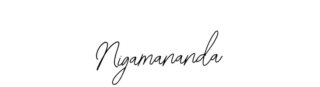 How to make Nigamananda signature? Bearetta-2O07w is a professional autograph style. Create handwritten signature for Nigamananda name. Nigamananda signature style 12 images and pictures png