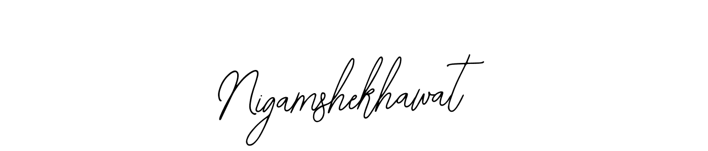 Make a short Nigamshekhawat signature style. Manage your documents anywhere anytime using Bearetta-2O07w. Create and add eSignatures, submit forms, share and send files easily. Nigamshekhawat signature style 12 images and pictures png