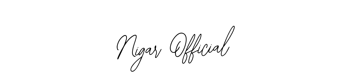 How to make Nigar Official signature? Bearetta-2O07w is a professional autograph style. Create handwritten signature for Nigar Official name. Nigar Official signature style 12 images and pictures png