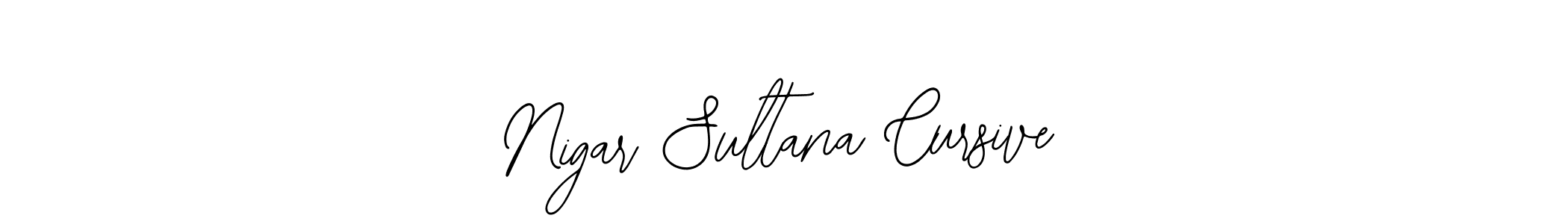 Best and Professional Signature Style for Nigar Sultana Cursive. Bearetta-2O07w Best Signature Style Collection. Nigar Sultana Cursive signature style 12 images and pictures png