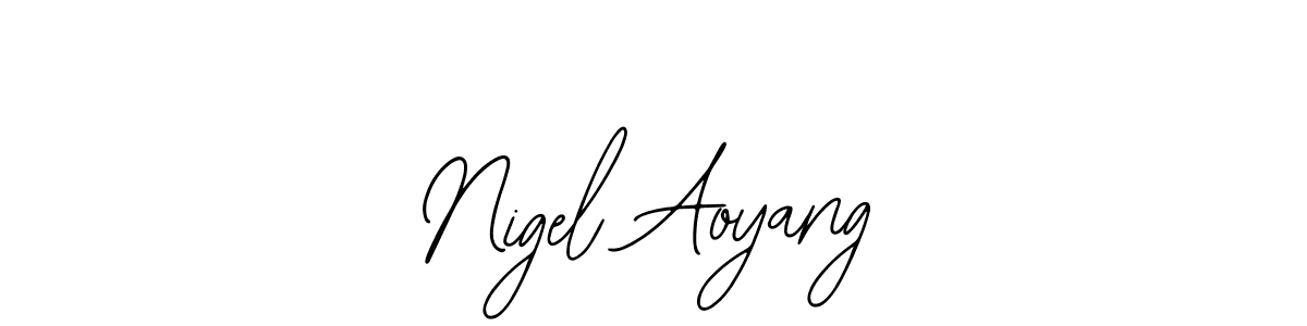 You can use this online signature creator to create a handwritten signature for the name Nigel Aoyang. This is the best online autograph maker. Nigel Aoyang signature style 12 images and pictures png