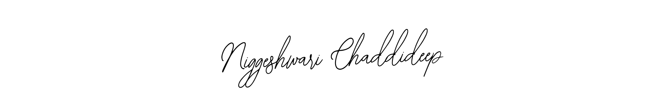 Make a beautiful signature design for name Niggeshwari Chaddideep. With this signature (Bearetta-2O07w) style, you can create a handwritten signature for free. Niggeshwari Chaddideep signature style 12 images and pictures png