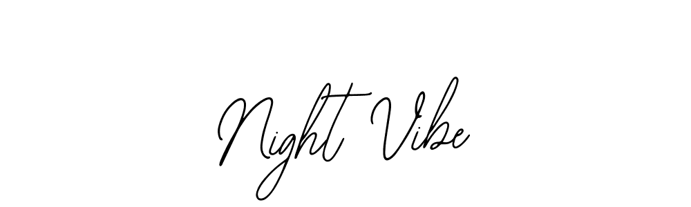 Similarly Bearetta-2O07w is the best handwritten signature design. Signature creator online .You can use it as an online autograph creator for name Night Vibe. Night Vibe signature style 12 images and pictures png