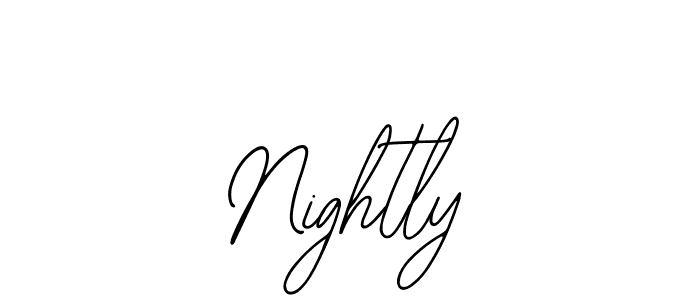 Bearetta-2O07w is a professional signature style that is perfect for those who want to add a touch of class to their signature. It is also a great choice for those who want to make their signature more unique. Get Nightly name to fancy signature for free. Nightly signature style 12 images and pictures png