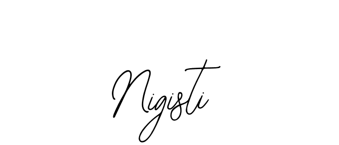 Nigisti stylish signature style. Best Handwritten Sign (Bearetta-2O07w) for my name. Handwritten Signature Collection Ideas for my name Nigisti. Nigisti signature style 12 images and pictures png