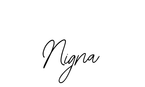 Make a beautiful signature design for name Nigna. Use this online signature maker to create a handwritten signature for free. Nigna signature style 12 images and pictures png