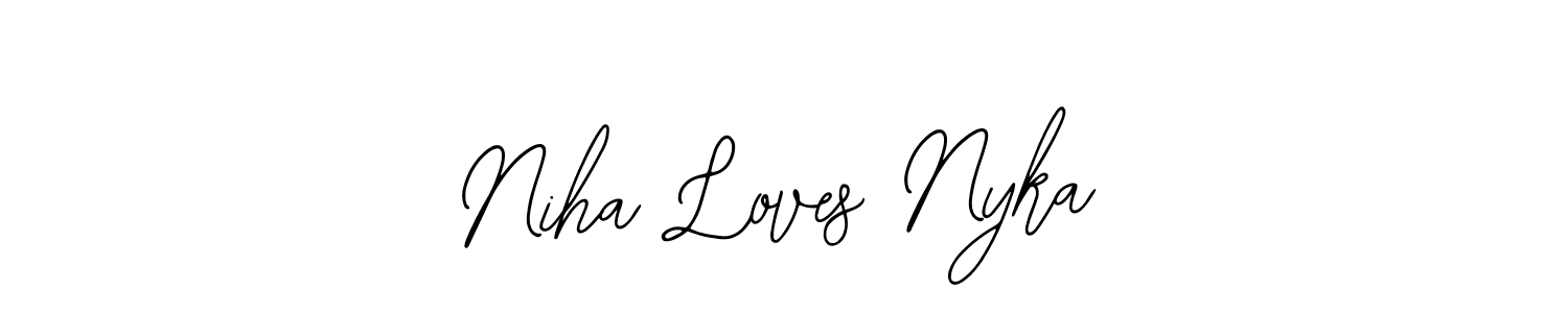 Make a beautiful signature design for name Niha Loves Nyka. Use this online signature maker to create a handwritten signature for free. Niha Loves Nyka signature style 12 images and pictures png