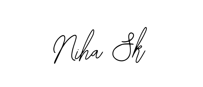 Also we have Niha Sk name is the best signature style. Create professional handwritten signature collection using Bearetta-2O07w autograph style. Niha Sk signature style 12 images and pictures png