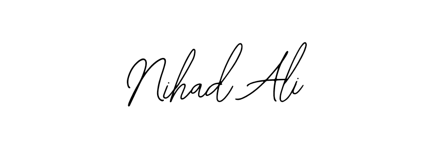 Similarly Bearetta-2O07w is the best handwritten signature design. Signature creator online .You can use it as an online autograph creator for name Nihad Ali. Nihad Ali signature style 12 images and pictures png