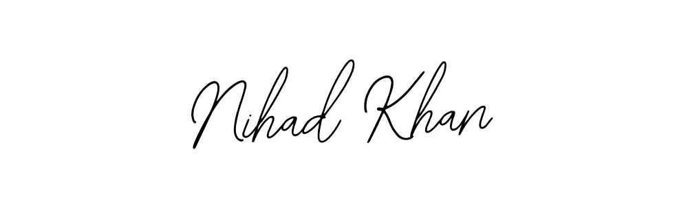 Make a beautiful signature design for name Nihad Khan. Use this online signature maker to create a handwritten signature for free. Nihad Khan signature style 12 images and pictures png