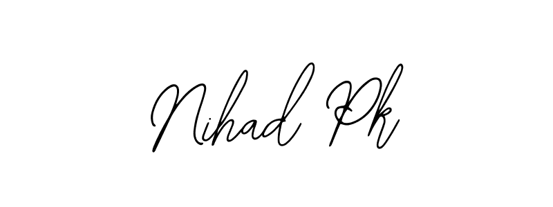 Make a beautiful signature design for name Nihad Pk. With this signature (Bearetta-2O07w) style, you can create a handwritten signature for free. Nihad Pk signature style 12 images and pictures png