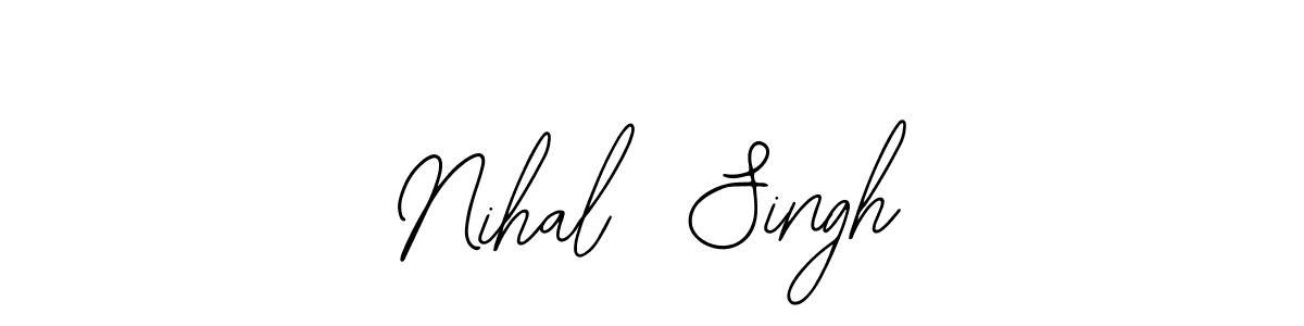 Make a beautiful signature design for name Nihal  Singh. With this signature (Bearetta-2O07w) style, you can create a handwritten signature for free. Nihal  Singh signature style 12 images and pictures png