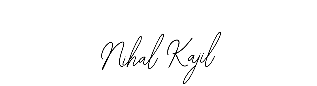 You should practise on your own different ways (Bearetta-2O07w) to write your name (Nihal Kajil) in signature. don't let someone else do it for you. Nihal Kajil signature style 12 images and pictures png