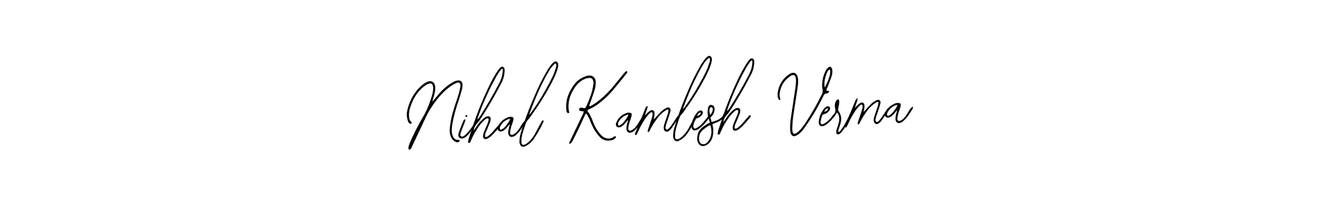You can use this online signature creator to create a handwritten signature for the name Nihal Kamlesh Verma. This is the best online autograph maker. Nihal Kamlesh Verma signature style 12 images and pictures png