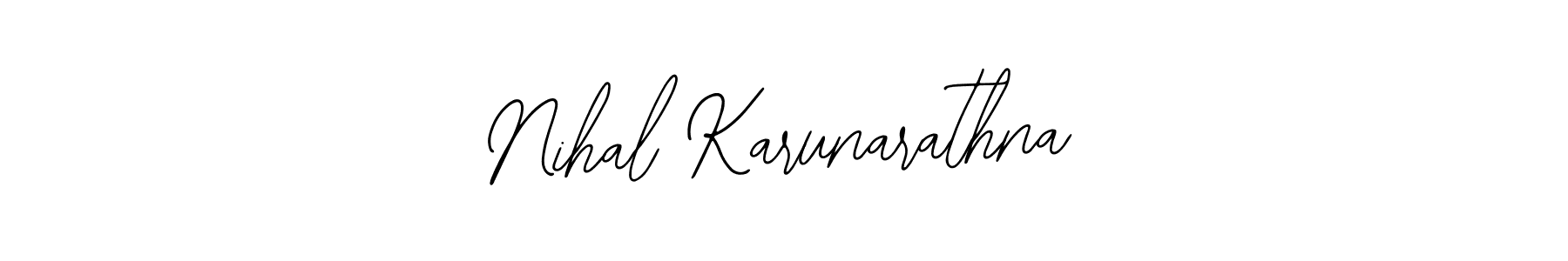 How to make Nihal Karunarathna name signature. Use Bearetta-2O07w style for creating short signs online. This is the latest handwritten sign. Nihal Karunarathna signature style 12 images and pictures png