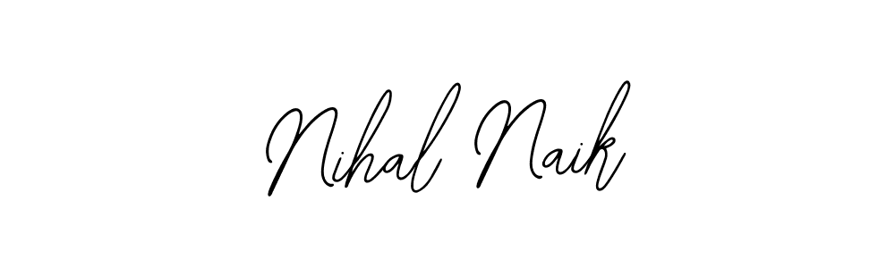 Make a beautiful signature design for name Nihal Naik. With this signature (Bearetta-2O07w) style, you can create a handwritten signature for free. Nihal Naik signature style 12 images and pictures png