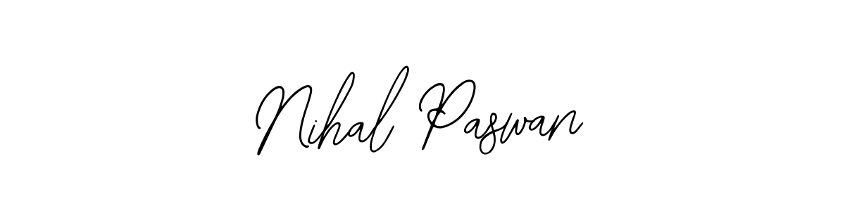 You should practise on your own different ways (Bearetta-2O07w) to write your name (Nihal Paswan) in signature. don't let someone else do it for you. Nihal Paswan signature style 12 images and pictures png