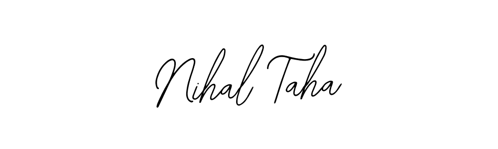 Make a short Nihal Taha signature style. Manage your documents anywhere anytime using Bearetta-2O07w. Create and add eSignatures, submit forms, share and send files easily. Nihal Taha signature style 12 images and pictures png