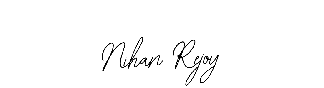 How to Draw Nihan Rejoy signature style? Bearetta-2O07w is a latest design signature styles for name Nihan Rejoy. Nihan Rejoy signature style 12 images and pictures png