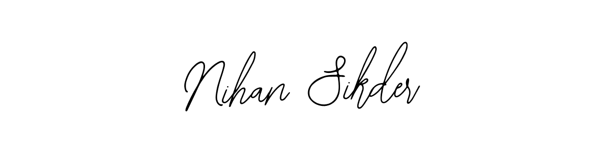 Make a beautiful signature design for name Nihan Sikder. With this signature (Bearetta-2O07w) style, you can create a handwritten signature for free. Nihan Sikder signature style 12 images and pictures png