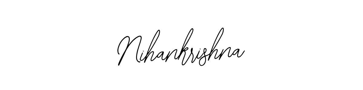 Similarly Bearetta-2O07w is the best handwritten signature design. Signature creator online .You can use it as an online autograph creator for name Nihankrishna. Nihankrishna signature style 12 images and pictures png