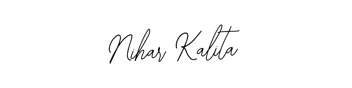 Design your own signature with our free online signature maker. With this signature software, you can create a handwritten (Bearetta-2O07w) signature for name Nihar Kalita. Nihar Kalita signature style 12 images and pictures png