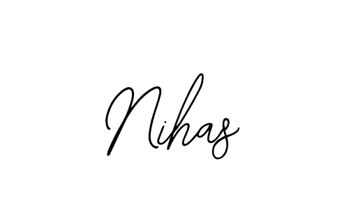 How to make Nihas signature? Bearetta-2O07w is a professional autograph style. Create handwritten signature for Nihas name. Nihas signature style 12 images and pictures png