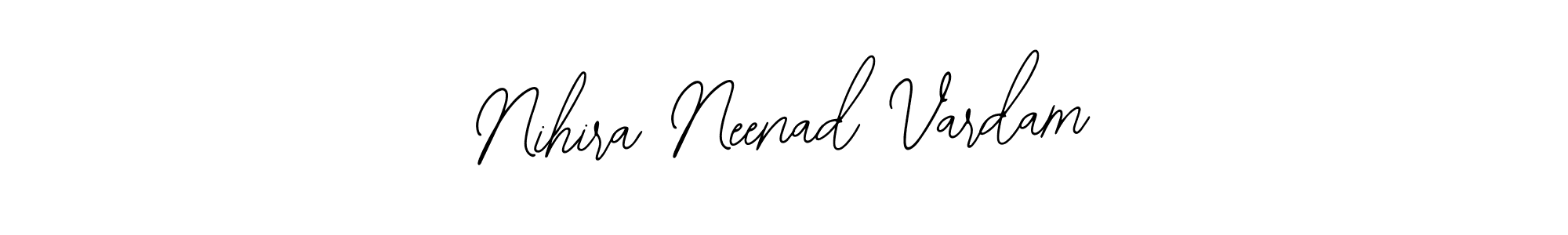 Create a beautiful signature design for name Nihira Neenad Vardam. With this signature (Bearetta-2O07w) fonts, you can make a handwritten signature for free. Nihira Neenad Vardam signature style 12 images and pictures png