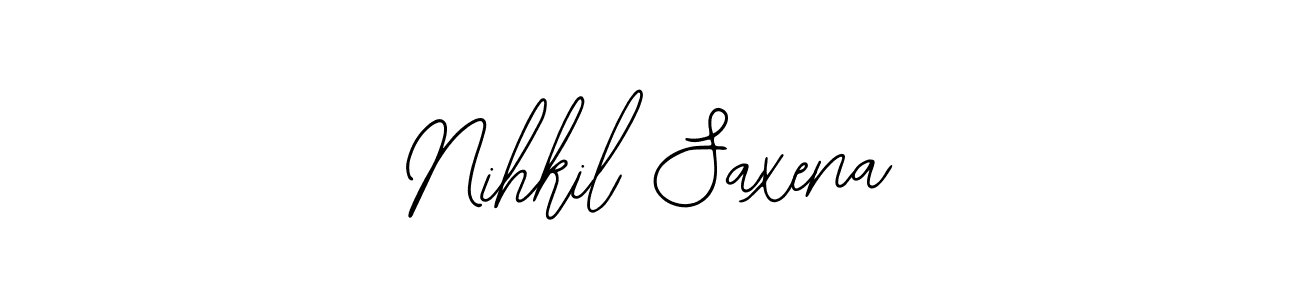 Make a beautiful signature design for name Nihkil Saxena. With this signature (Bearetta-2O07w) style, you can create a handwritten signature for free. Nihkil Saxena signature style 12 images and pictures png