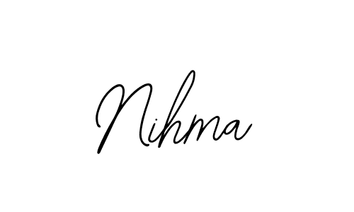 Create a beautiful signature design for name Nihma. With this signature (Bearetta-2O07w) fonts, you can make a handwritten signature for free. Nihma signature style 12 images and pictures png