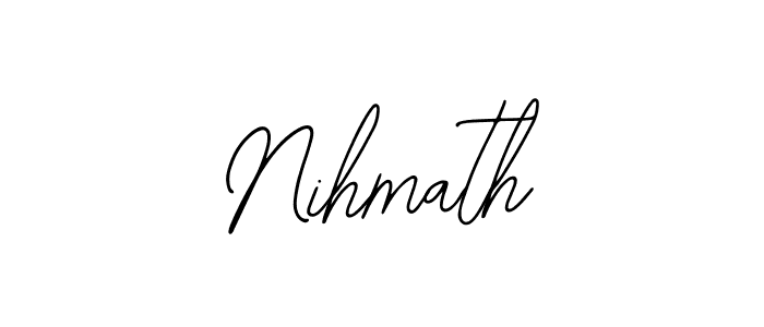 Also You can easily find your signature by using the search form. We will create Nihmath name handwritten signature images for you free of cost using Bearetta-2O07w sign style. Nihmath signature style 12 images and pictures png