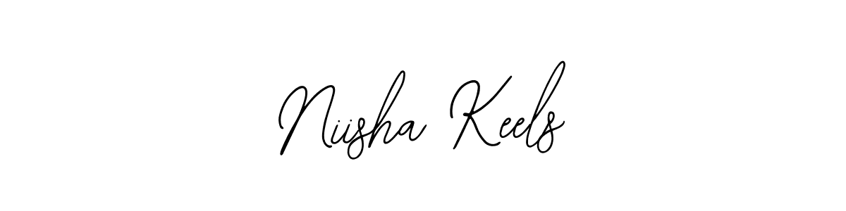 if you are searching for the best signature style for your name Niisha Keels. so please give up your signature search. here we have designed multiple signature styles  using Bearetta-2O07w. Niisha Keels signature style 12 images and pictures png