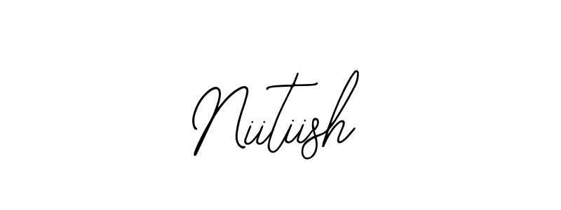 Niitiish stylish signature style. Best Handwritten Sign (Bearetta-2O07w) for my name. Handwritten Signature Collection Ideas for my name Niitiish. Niitiish signature style 12 images and pictures png