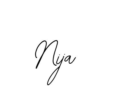 Make a beautiful signature design for name Nija. Use this online signature maker to create a handwritten signature for free. Nija signature style 12 images and pictures png