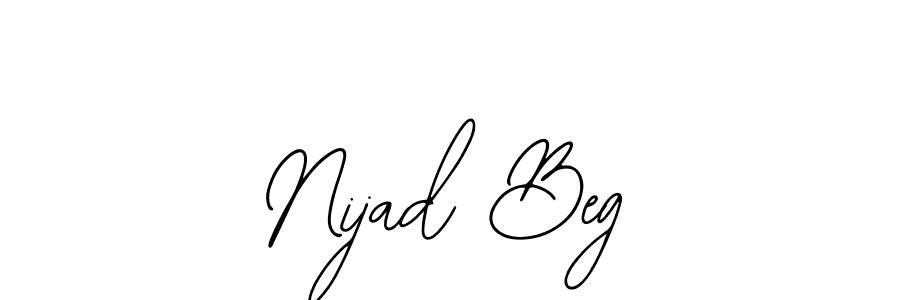 Create a beautiful signature design for name Nijad Beg. With this signature (Bearetta-2O07w) fonts, you can make a handwritten signature for free. Nijad Beg signature style 12 images and pictures png