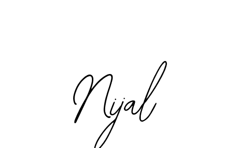 The best way (Bearetta-2O07w) to make a short signature is to pick only two or three words in your name. The name Nijal include a total of six letters. For converting this name. Nijal signature style 12 images and pictures png