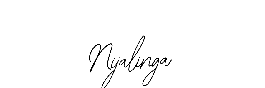How to make Nijalinga signature? Bearetta-2O07w is a professional autograph style. Create handwritten signature for Nijalinga name. Nijalinga signature style 12 images and pictures png